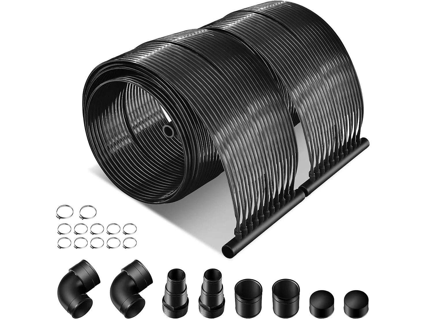 Chauffage Solaire pour Piscines 2 Panneaux Collecteurs Solaires de 600 x 75 cm