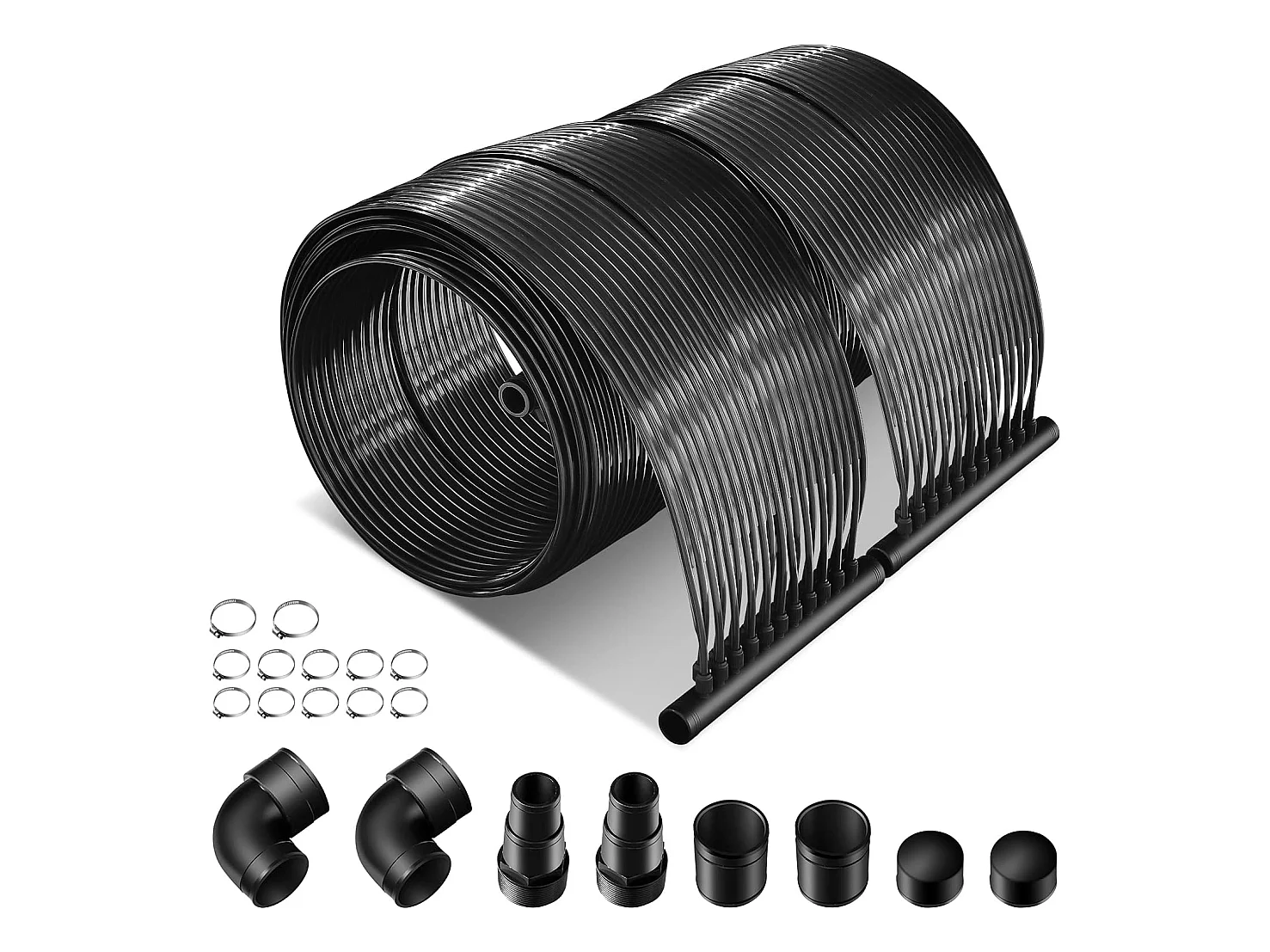 Chauffage Solaire pour Piscines 2 Panneaux Collecteurs Solaires de 600 x 75 cm