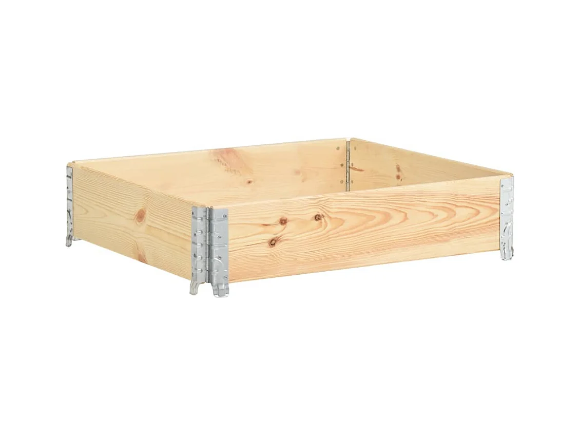 Jardinière surélevée 100 x bois marron 100 x 100 x 19 cm 02_0000840
