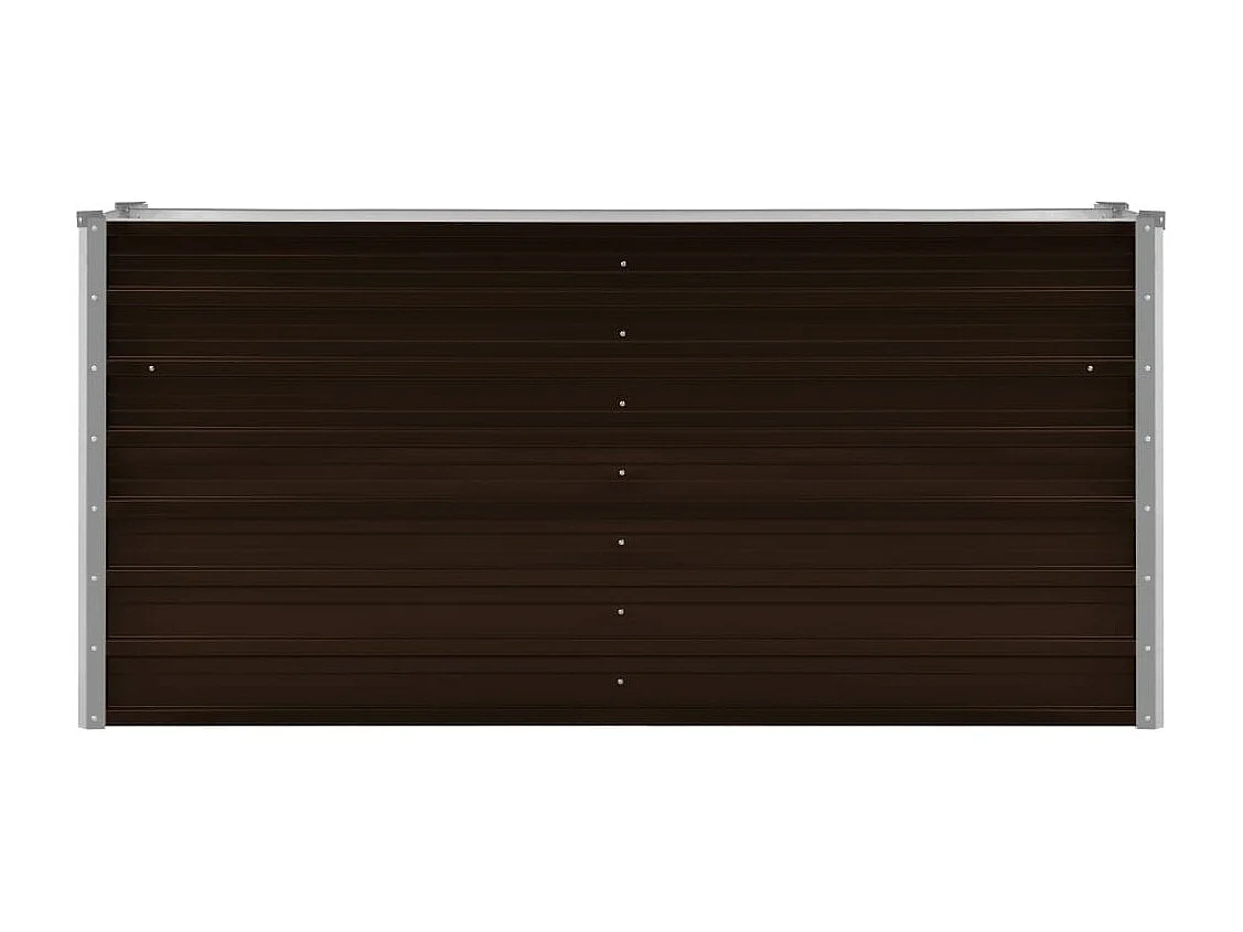 Jardinière lit surélevé plantes marron 160 x 40 x 77 cm 02_0001217