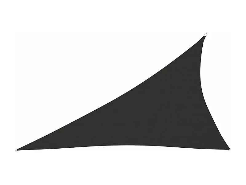 Toldo vela parasol triangular tejido Oxford 4 x 5 x 6,4 m antracita 02_0009897