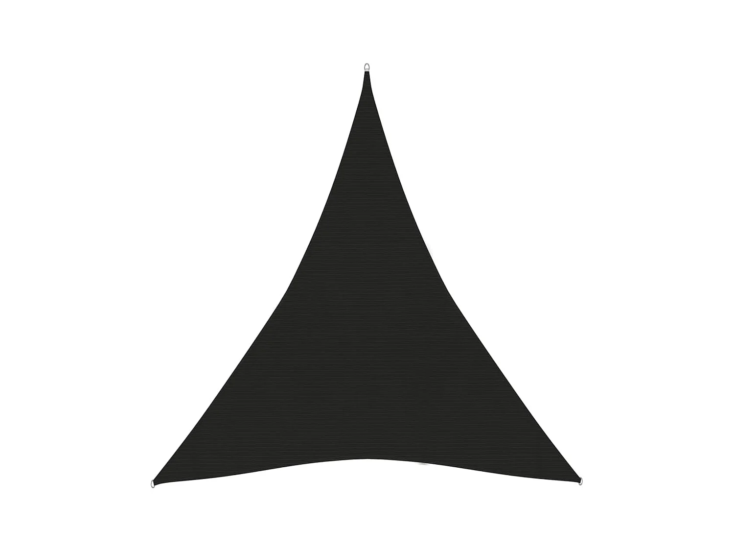 Vela in tessuto per ombrellone 160 g/m² 4 x 5 x 5 m HDPE nero 02_0009214
