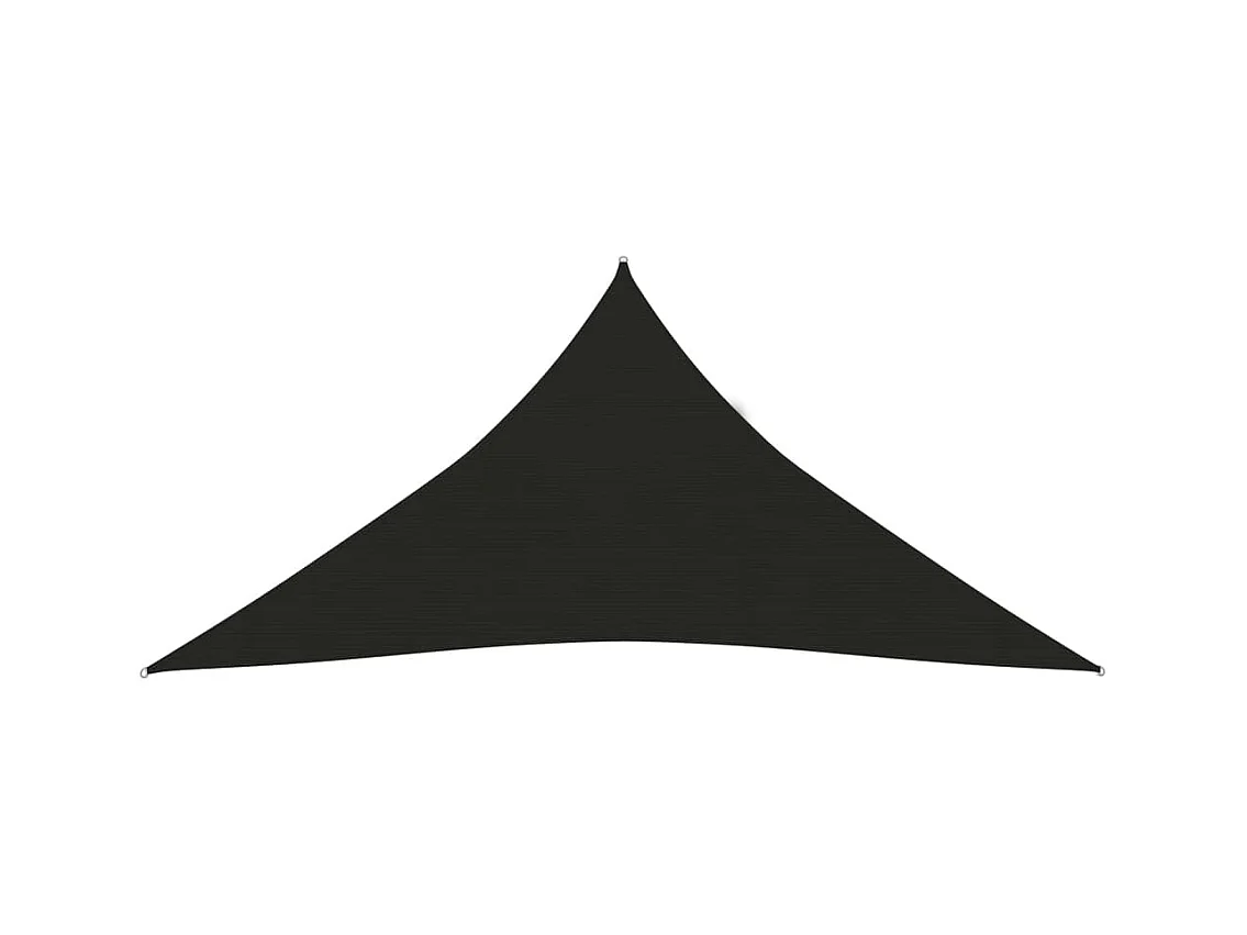 Vela in tessuto per ombrellone 160 g/m² 3 x 3 x 3 m HDPE nero 02_0009201