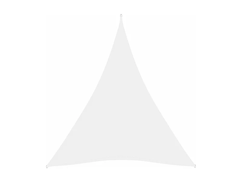 Vela de sombra parasol triangular tela Oxford 4 x 5 x 5 m blanco 02_0009888