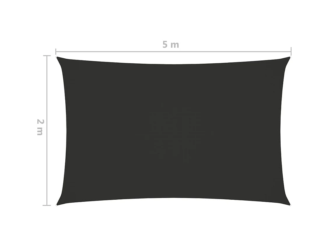 Voile d'ombrage parasol tissu tissu 500 x 200 x 200 cm 02_0009629