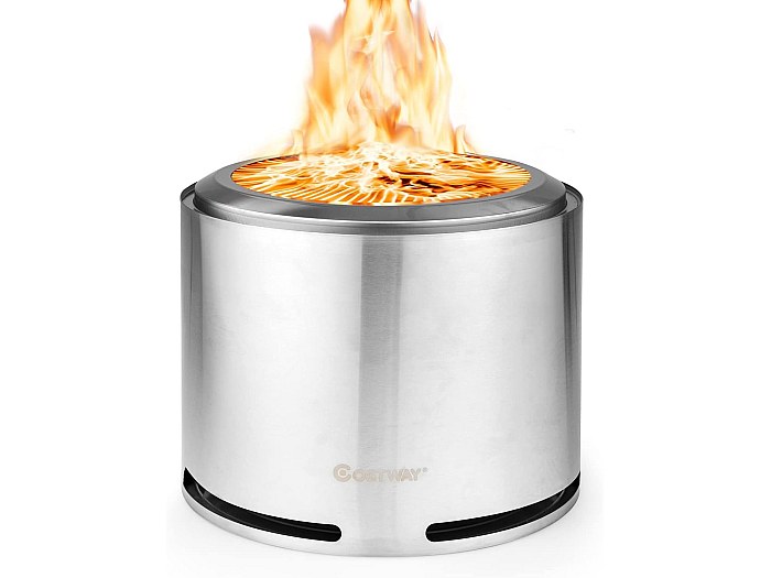 Brasero portable en acier inoxydable 304 sans émission de fumée