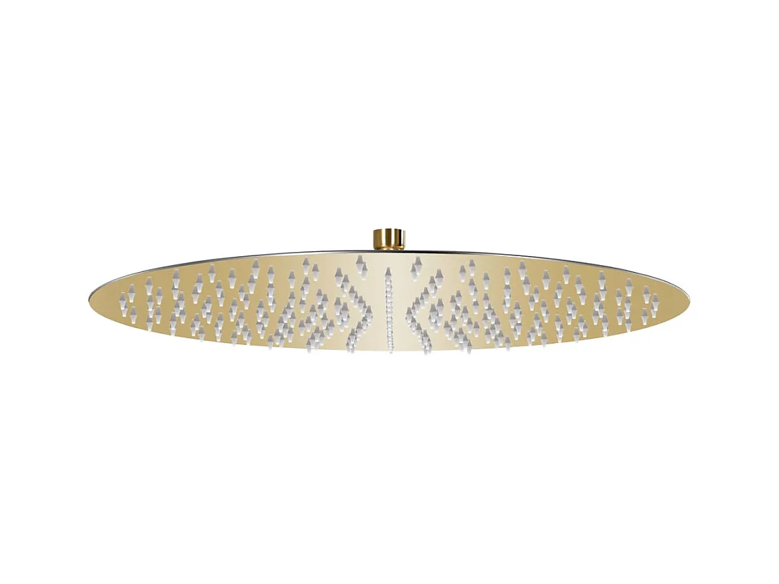 Rociador de ducha tipo lluvia de acero inoxidable 40 cm redondo dorado 02_0002088