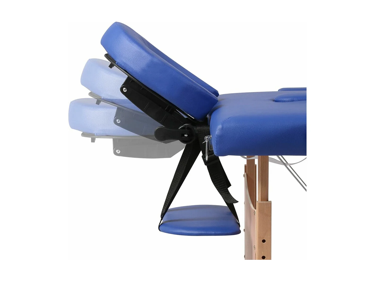 Table pliable de massage bois bleue 186 x 68 x 62 cm 02_0001882