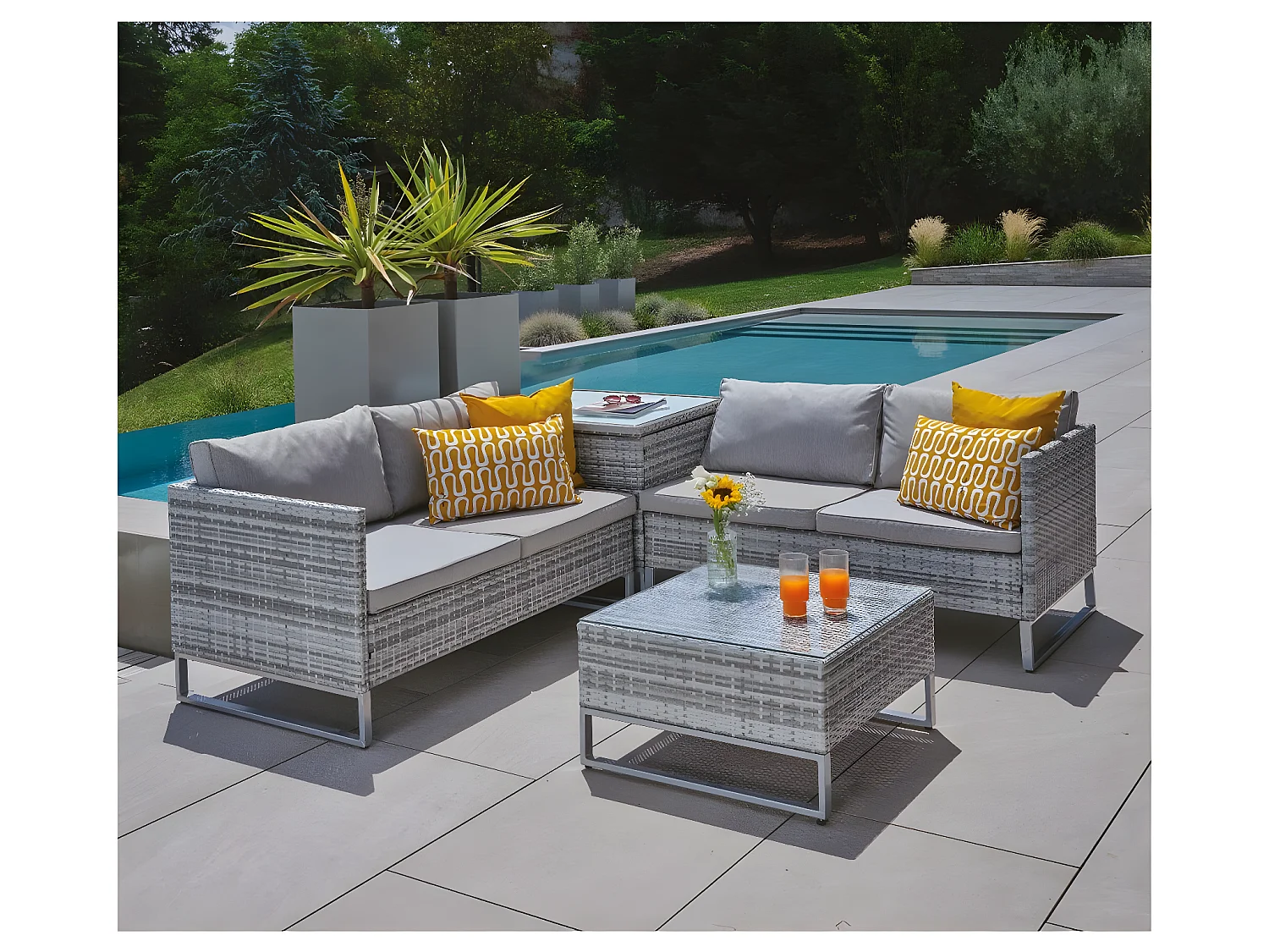 BELEM - Salon d'angle de jardin - 4 places