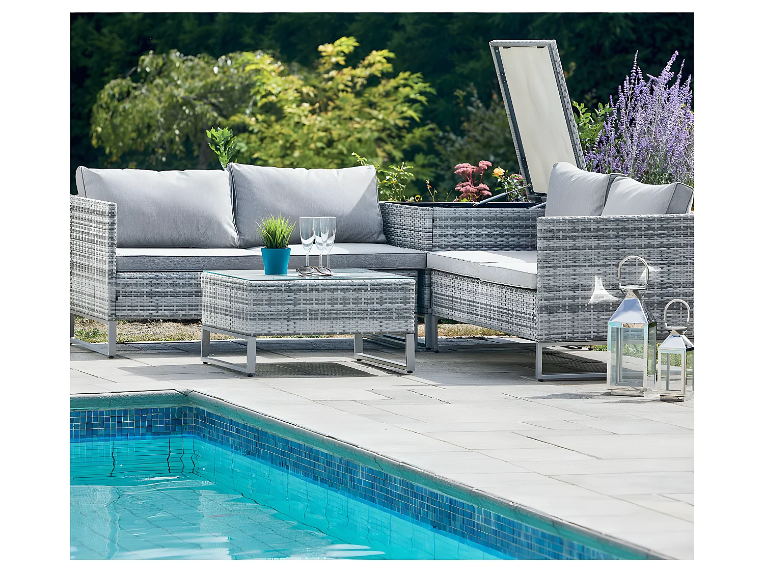 BELEM - Salon d'angle de jardin - 4 places