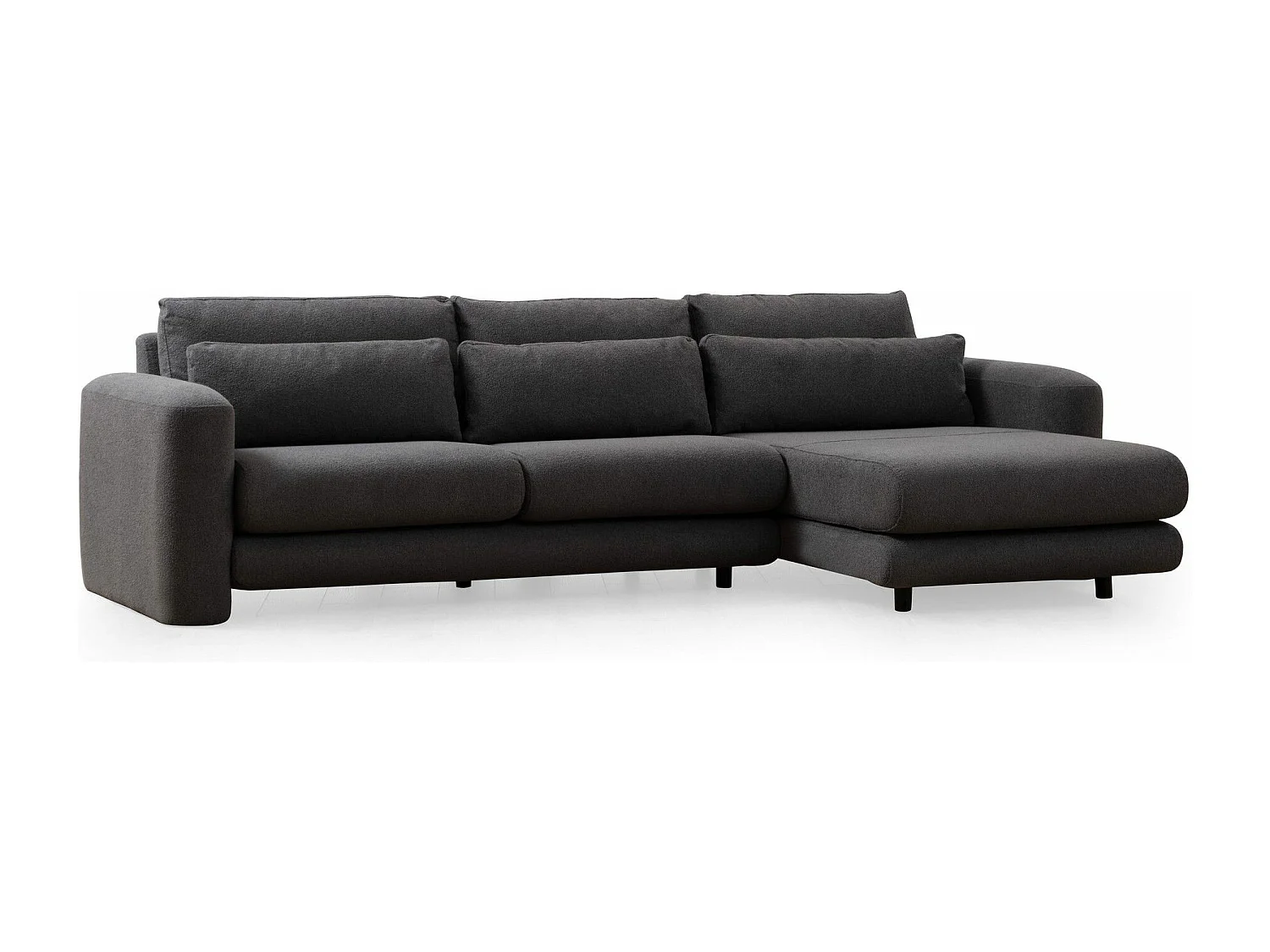 Sofá rinconero Altadena 333, Gris, 290x165x73cm