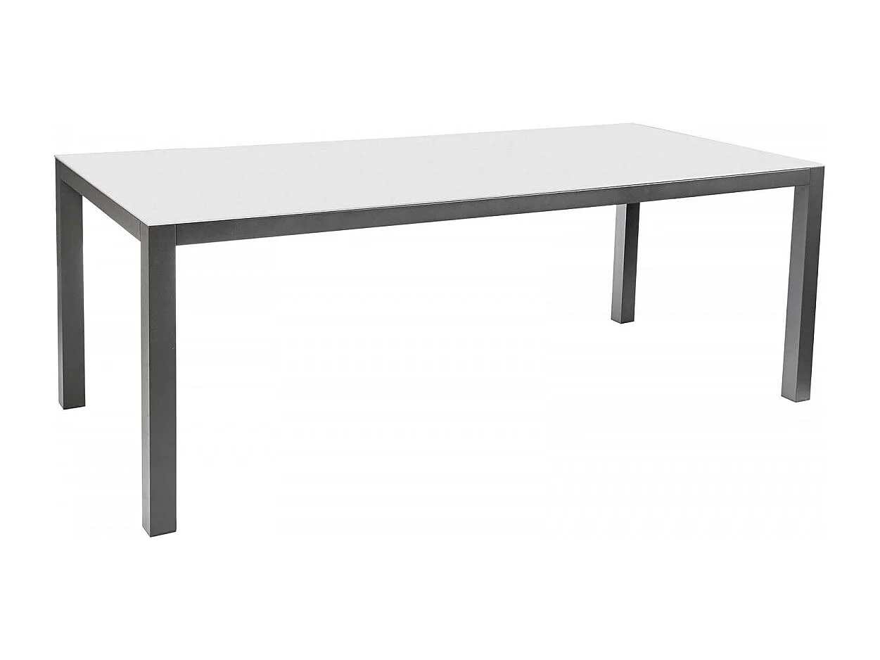 Ensemble table et chaises de jardin - 8 places - Gris Anthracite - CADAQUES