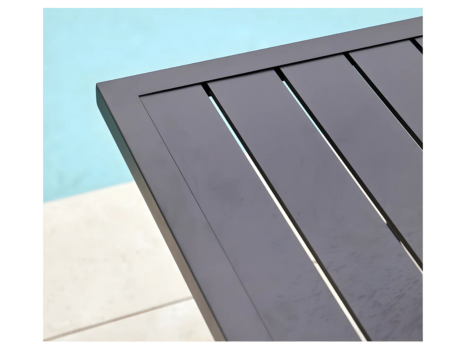 GUETHARY DIVINE - Ensemble table et chaises de jardin - 8 places - Terracotta