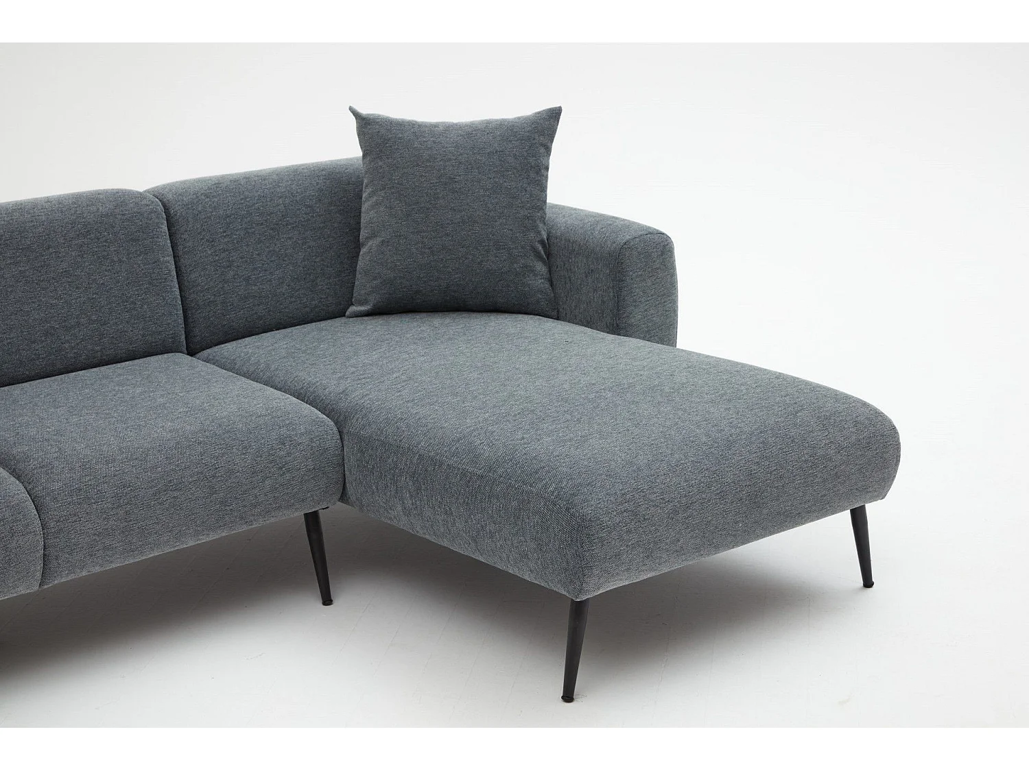 Sofá rinconero Altadena 583, Gris, 252x158x77cm