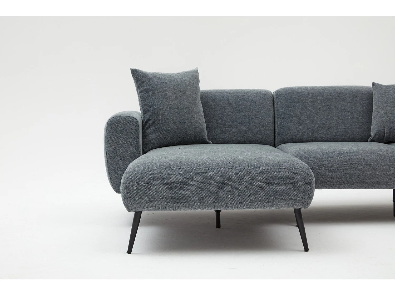 Sofá rinconero Altadena 583, Gris, 252x158x77cm