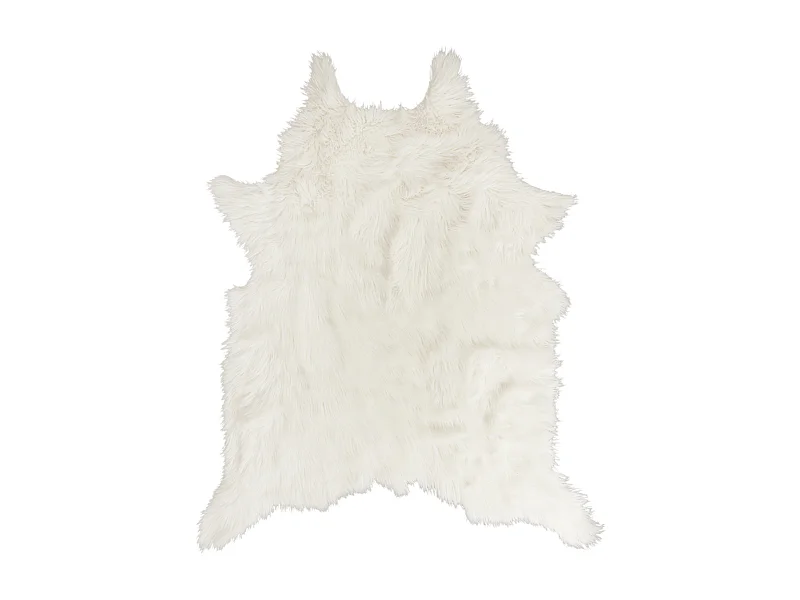 Tapis Blanc Four Forme Animal 120x158cm Blanc