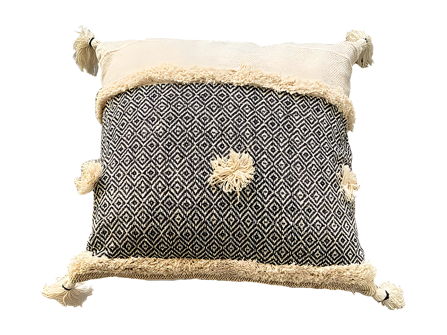 Fodera per cuscino in cotone Pima 45x45 Marrone