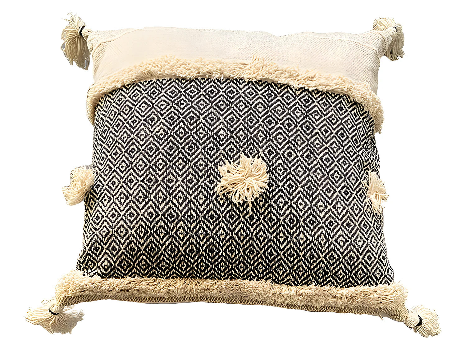 Fodera per cuscino in cotone Pima 45x45 Marrone