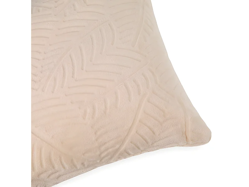 Fodera cuscino Foglie 45x45 Naturale