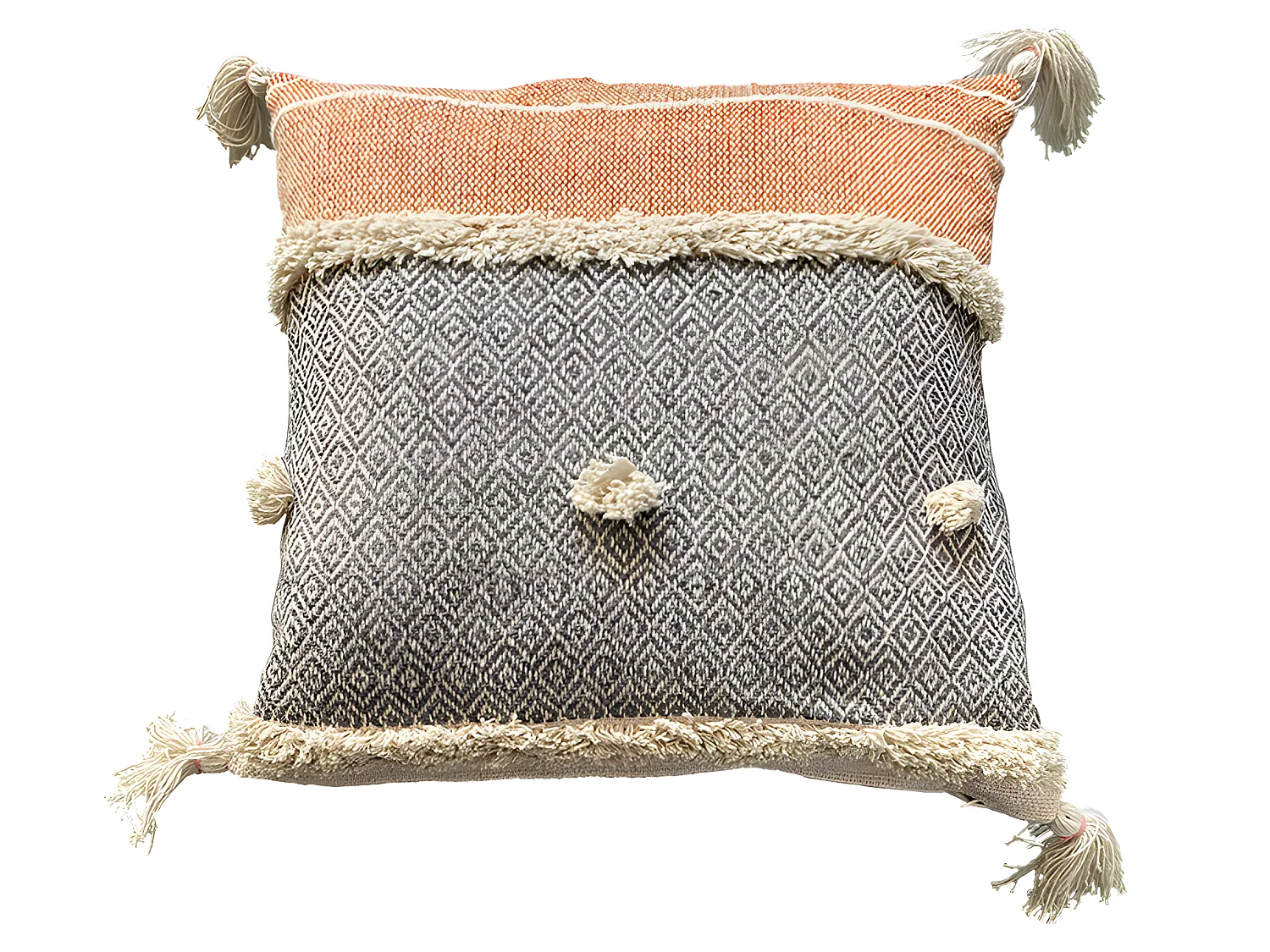 Pima Katoenen Kussenhoes 45x45 Terracotta