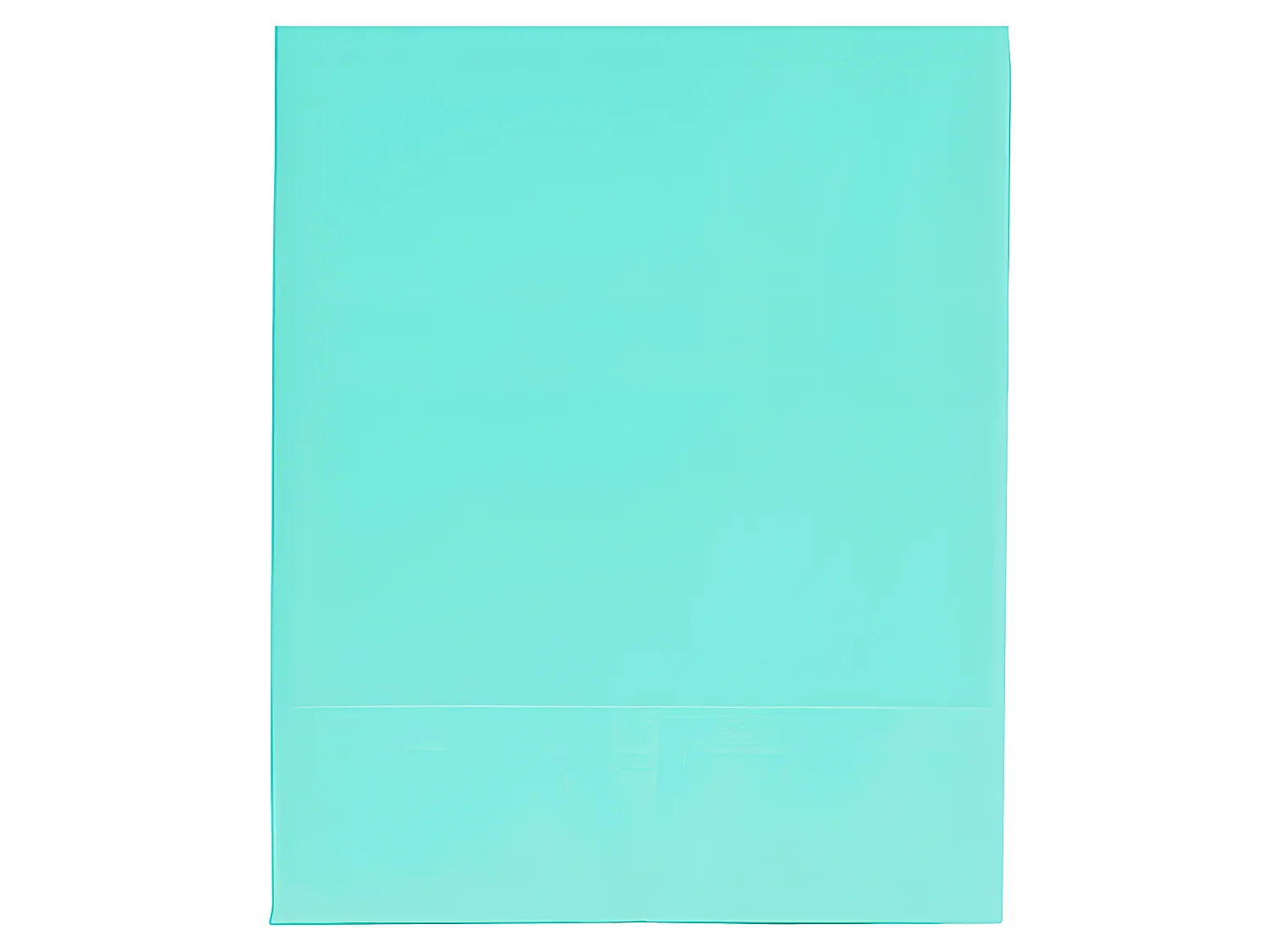 Hoeslaken van 100% katoen. In effen kleuren. 105x200cm Zeewater