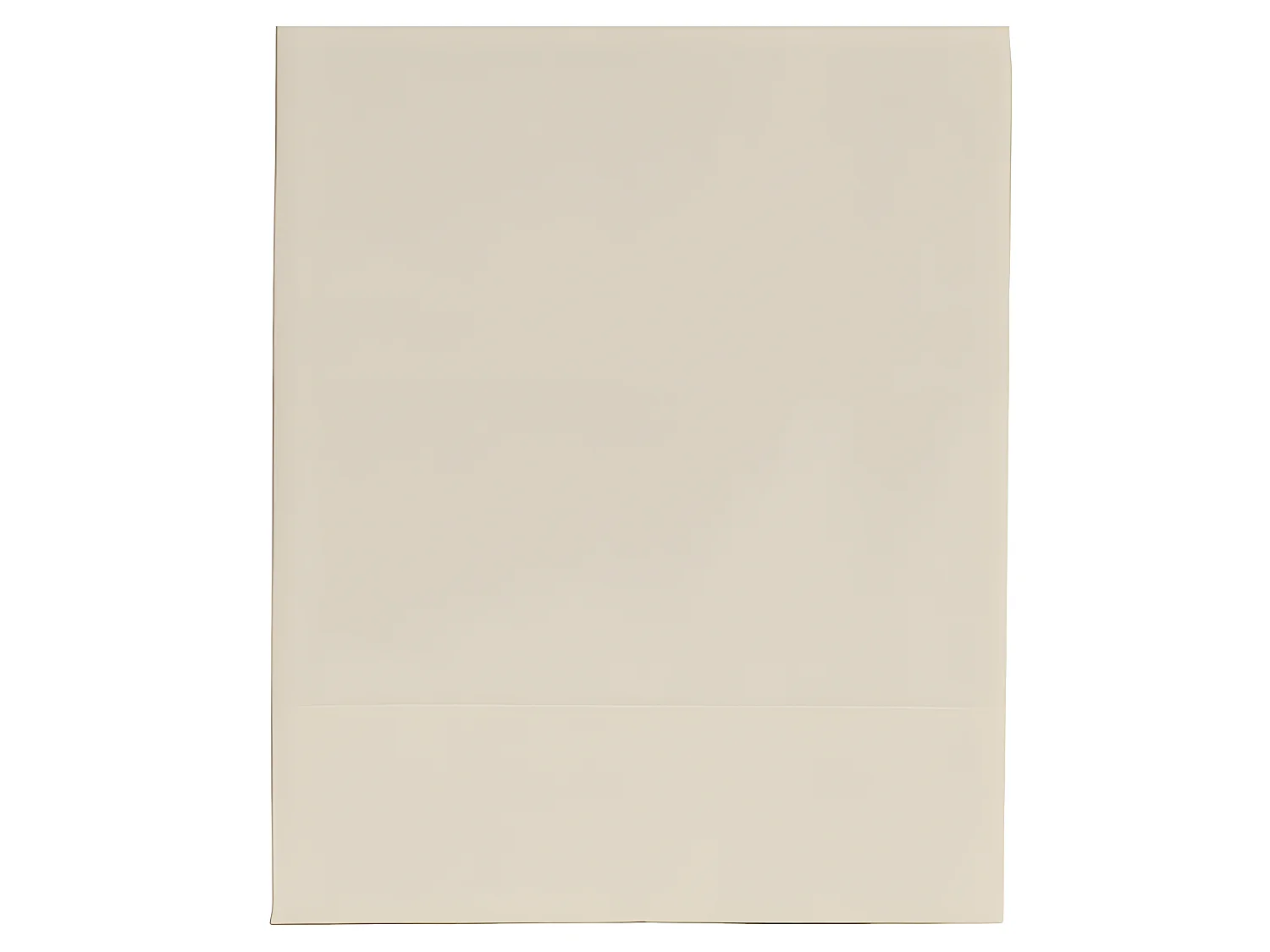 Drap-housse 100% coton. Dans des couleurs unies. 105x200cm Beige