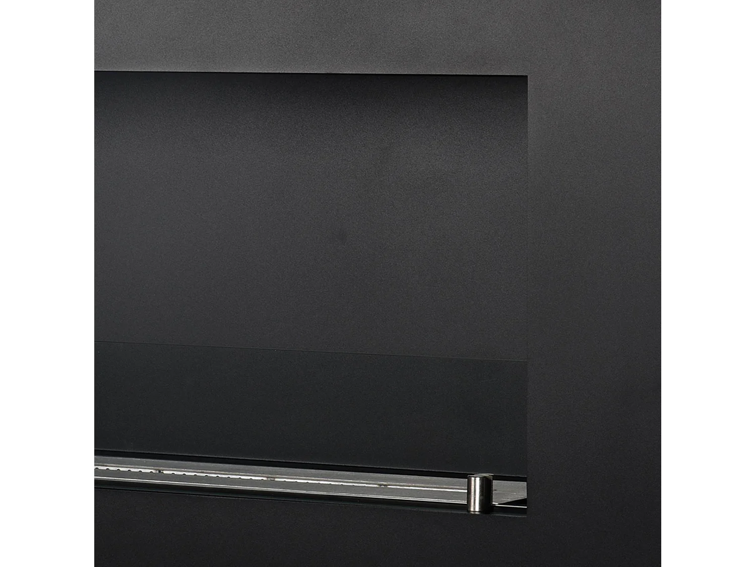 Biochimenea de Pared Empotrable Kekai Tambora 100x19x50 cm Quemador de Acero Inoxidable, Vidrio Templado y Accesorio Apagallamas