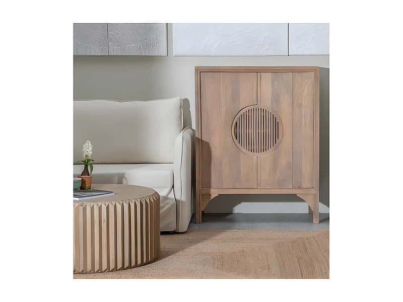 Meuble d'entrée 2 portes Bois - GOBE