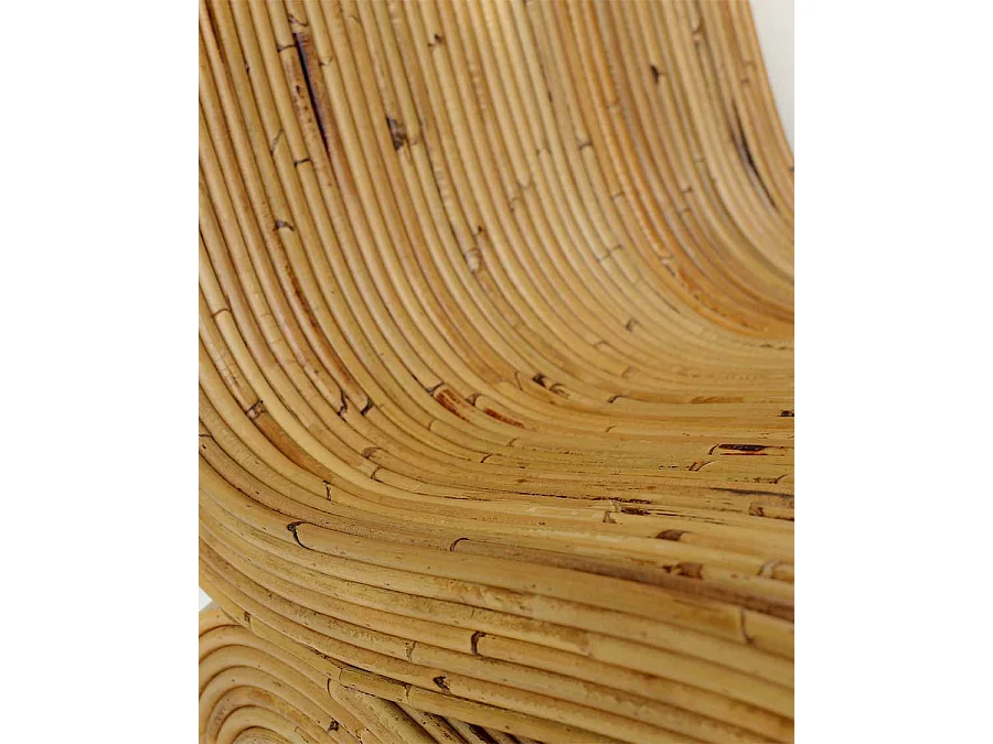 Diu - Fauteuil design en rotin tressé