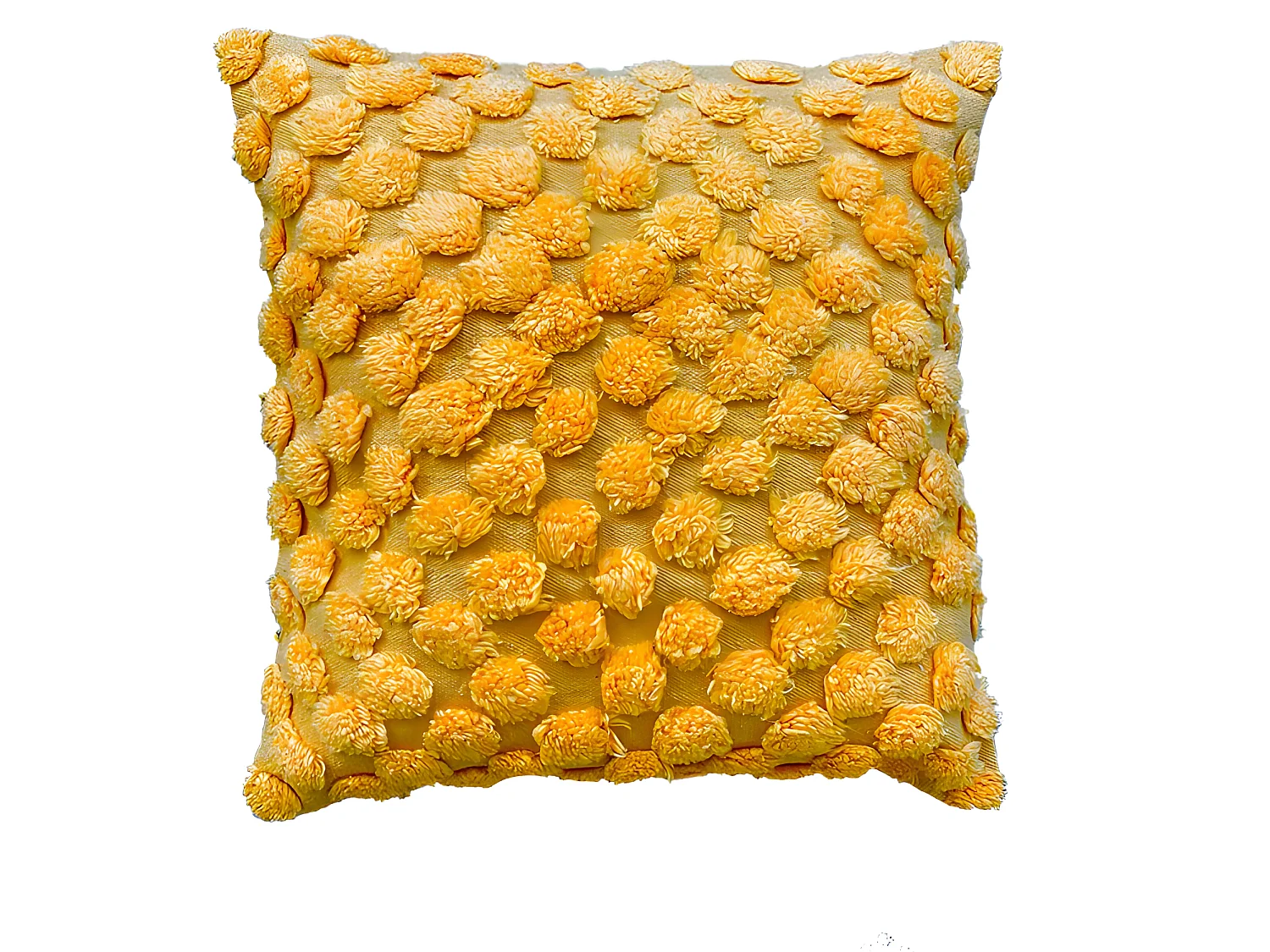 Funda de cojín de algodón Mevak 45x45 Albaricoque