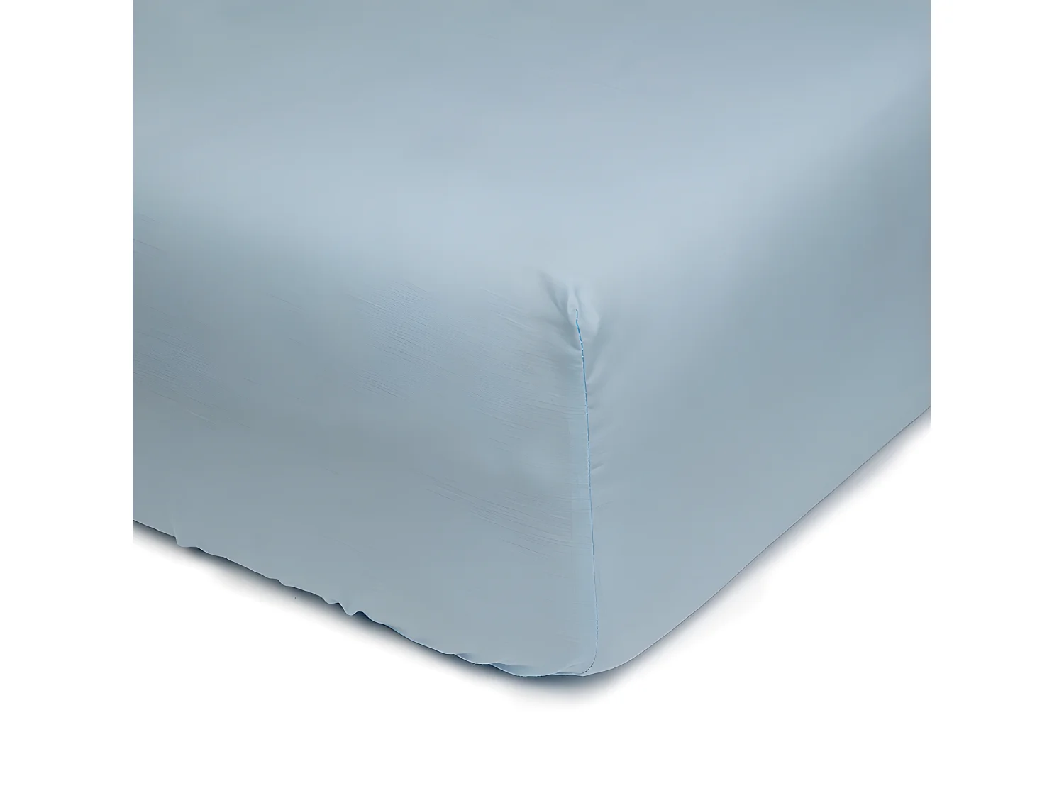 Drap-housse 100% coton. Dans des couleurs unies. 200x200cm Bleu