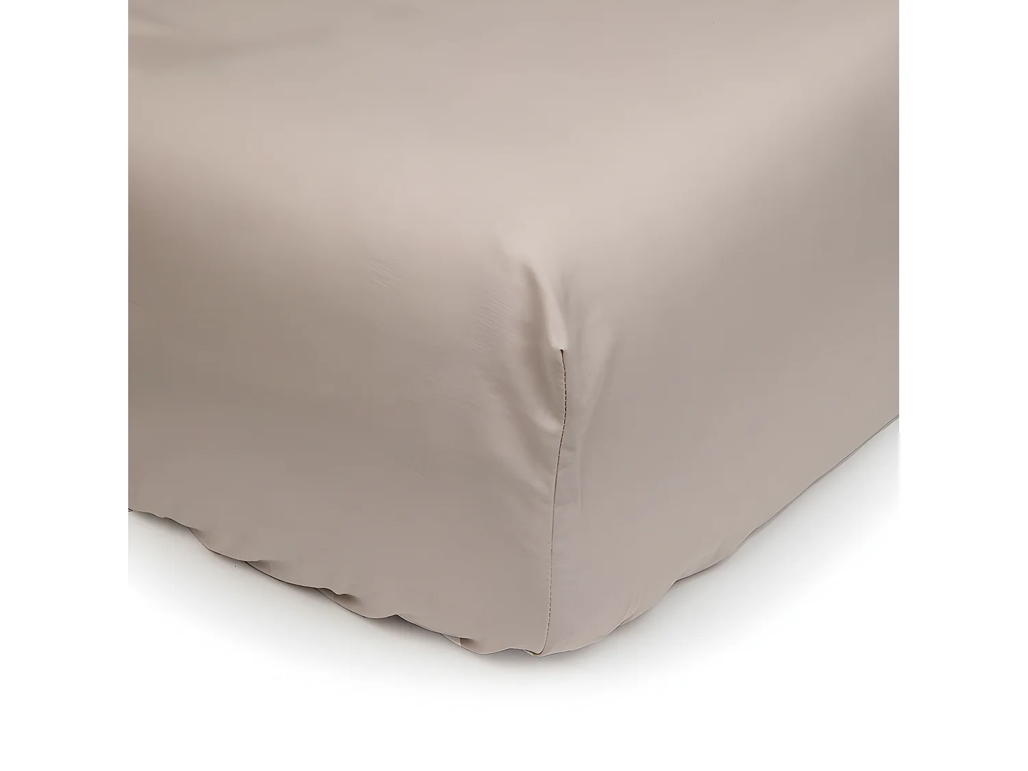 Drap-housse 100% coton. Dans des couleurs unies. 150x200cm Lin