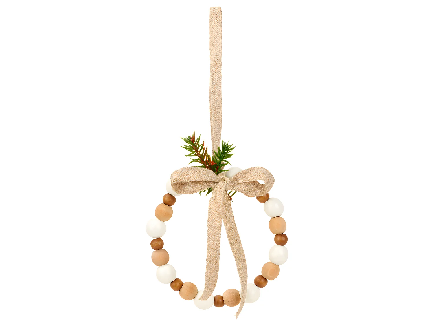 Suspension de Noël Circle en Bois