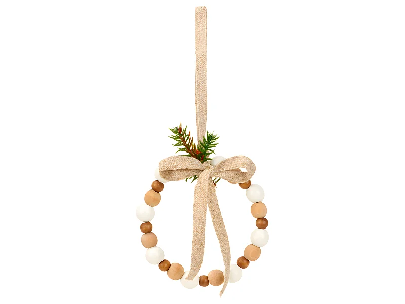 Suspension de Noël Circle en Bois