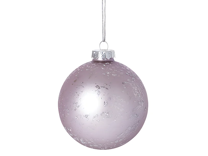 Boule de Noël Pailletée et Mat