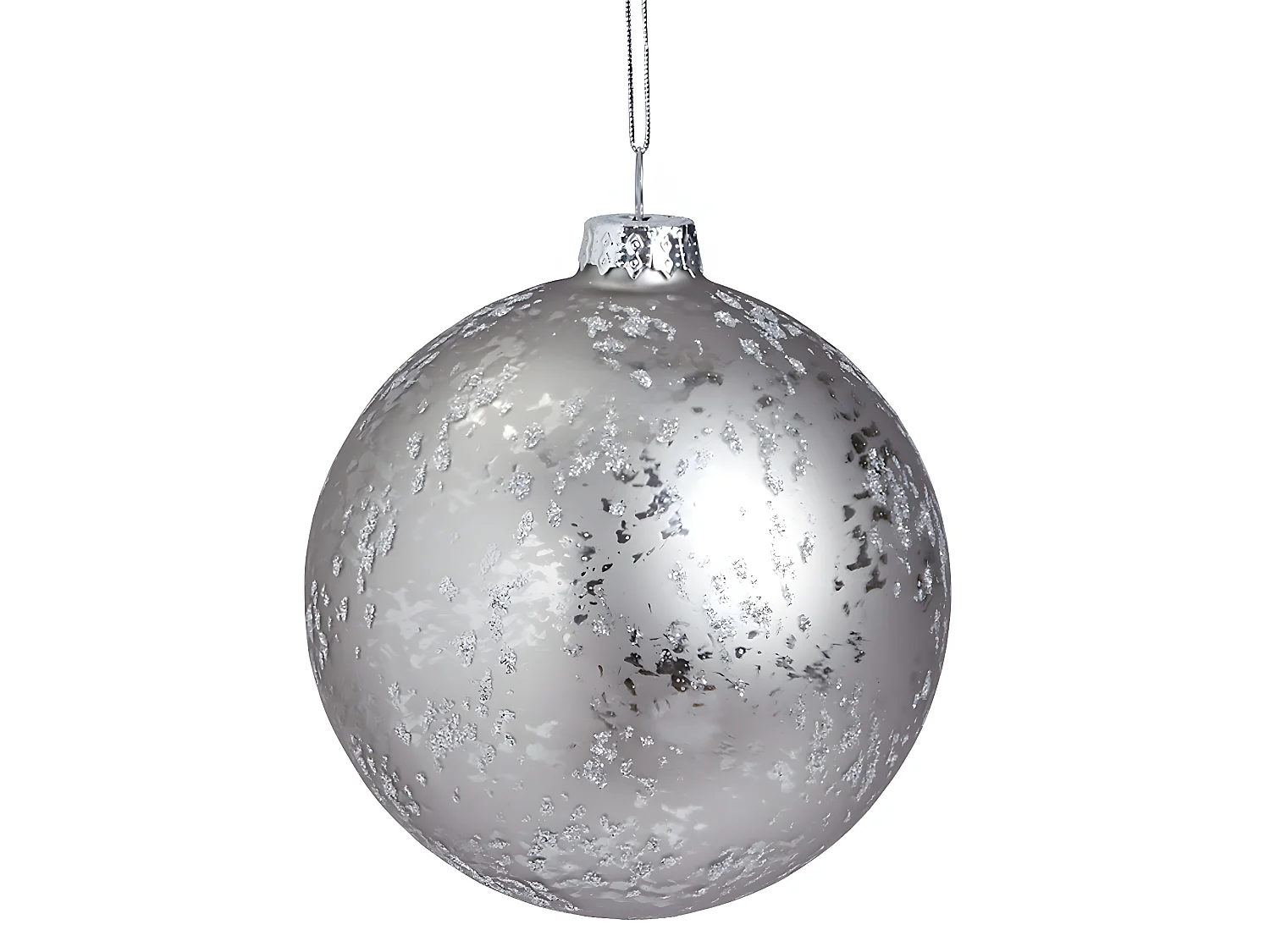 Boule de Noël Pailletée et Mat