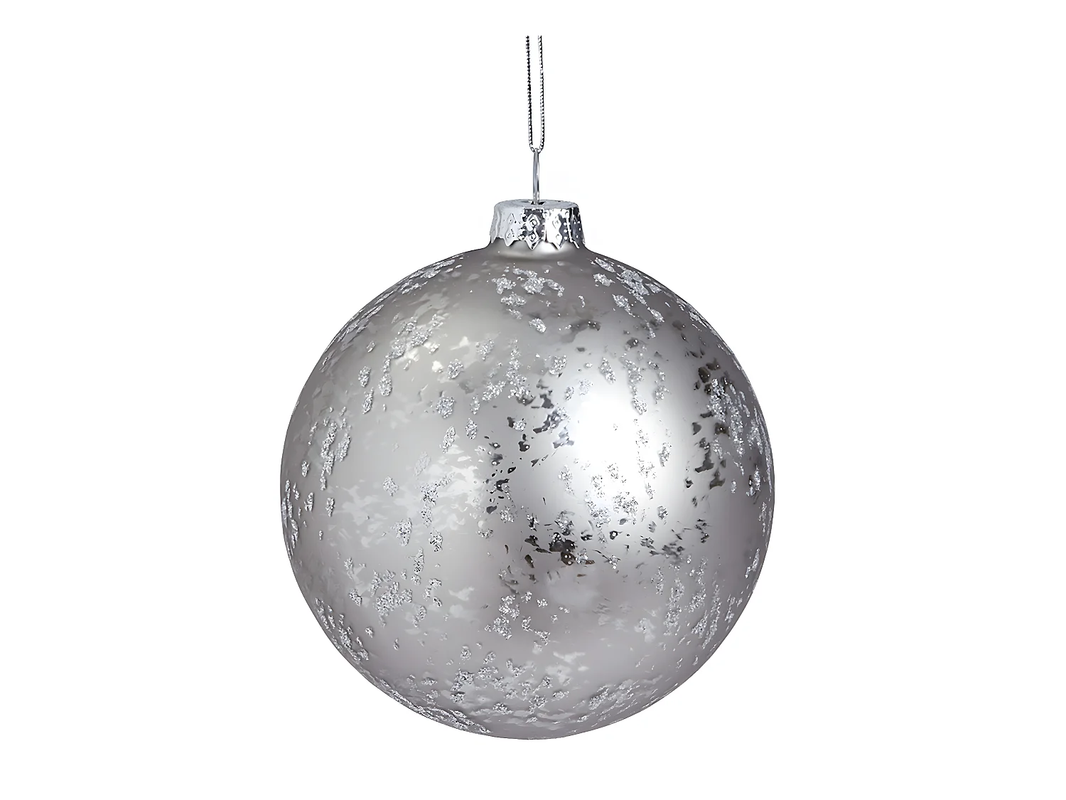 Boule de Noël Pailletée et Mat