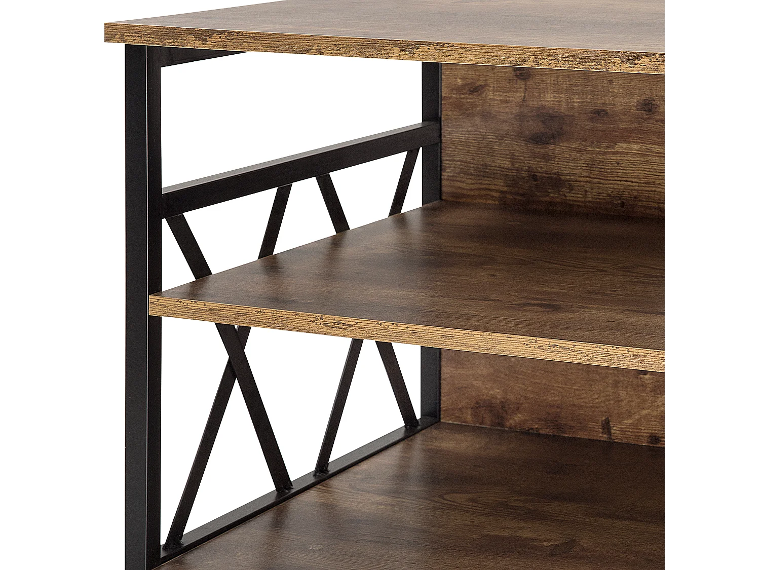 TV-meubel CARLISLE Donkerbruin