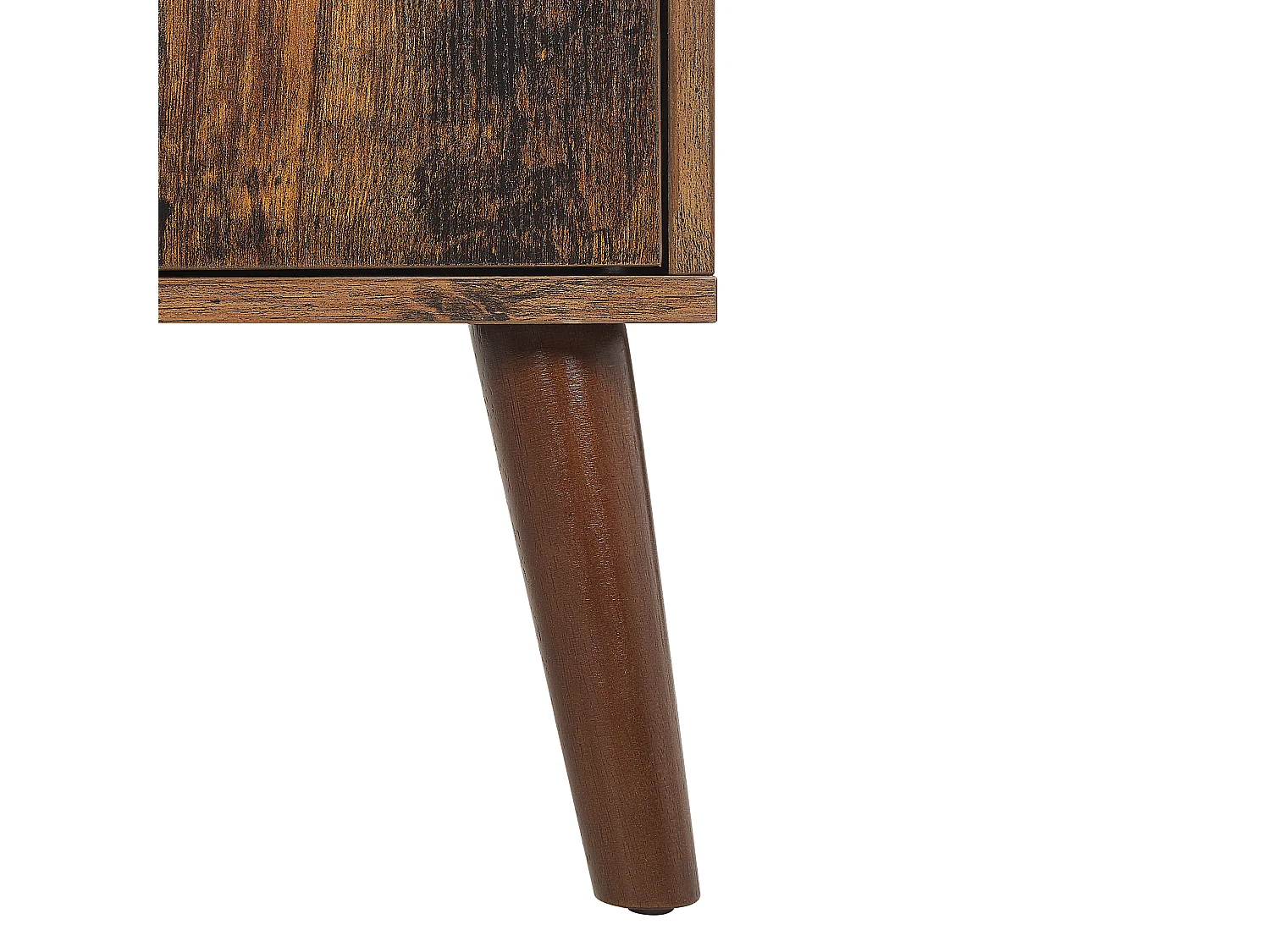 Meuble TV effet bois foncé VANLER