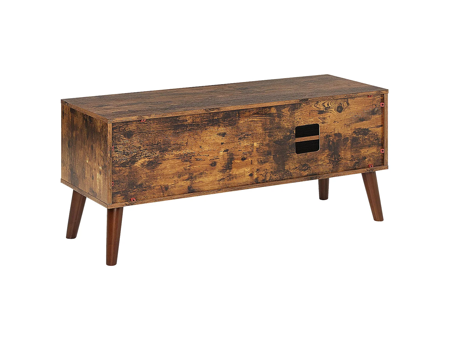 Meuble TV effet bois foncé VANLER