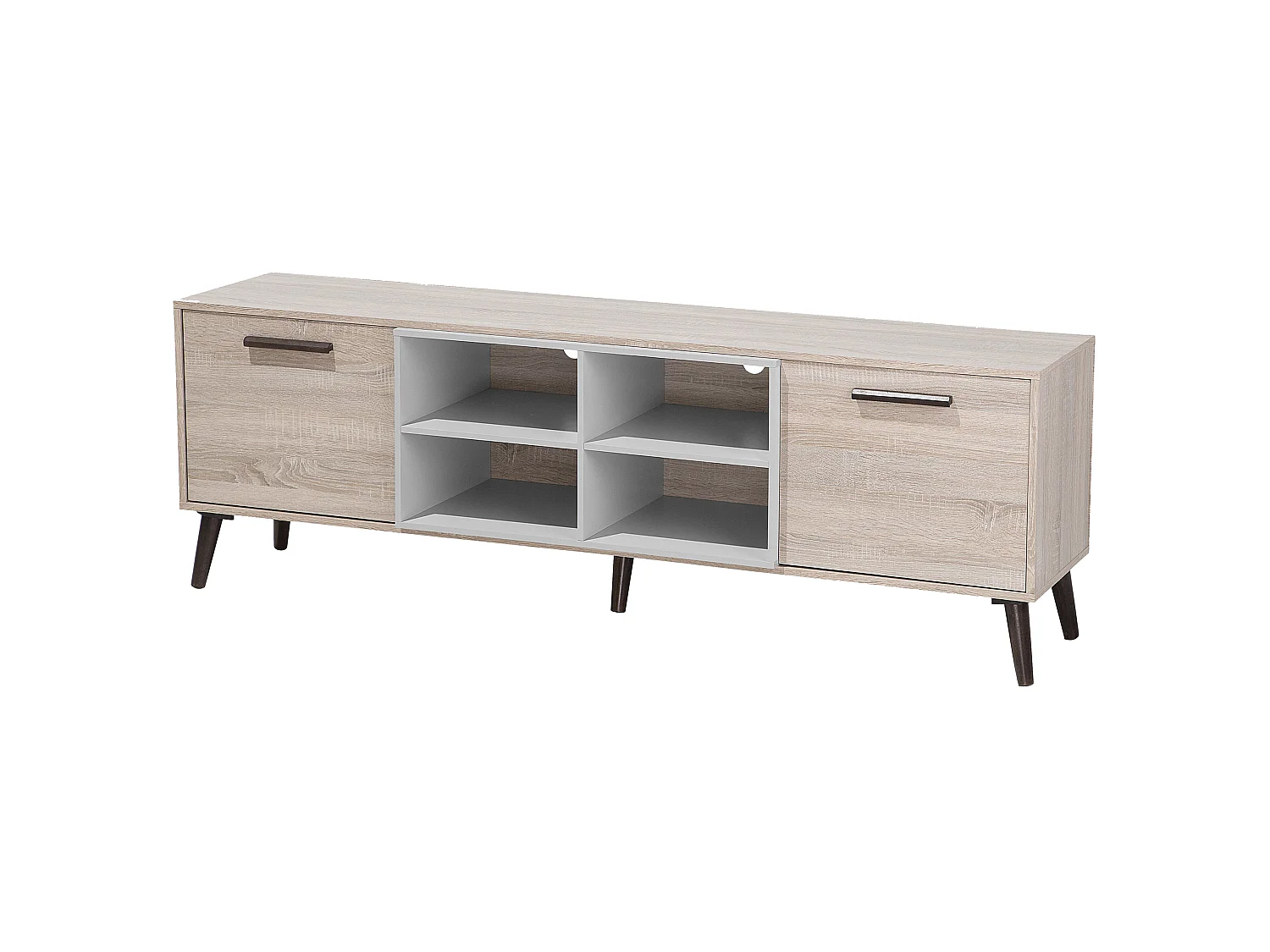 Meuble TV ALLOA Gris