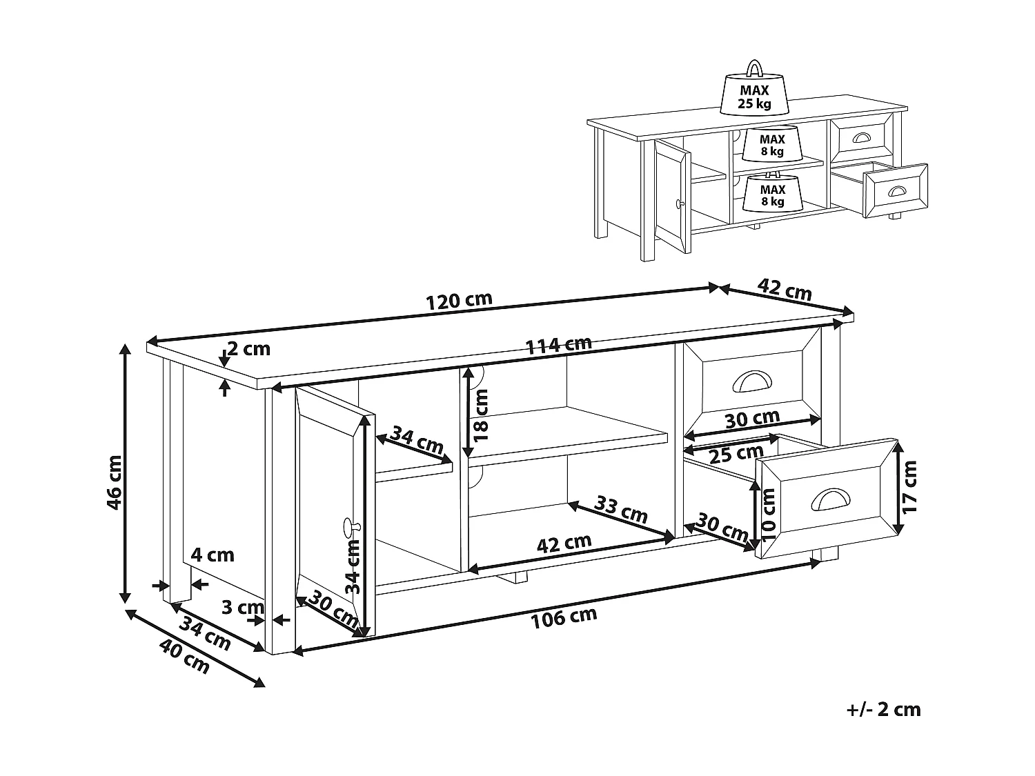 Mobile TV HONOLULU Bianco