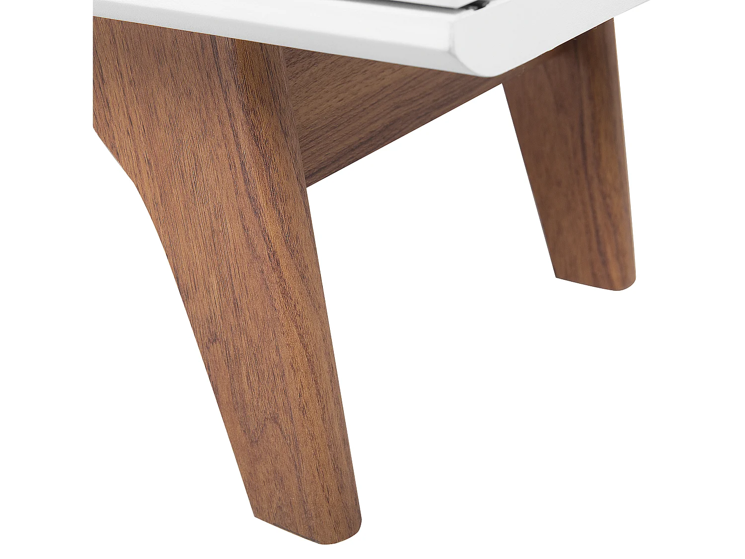 Meuble TV DETROIT Marron/blanc