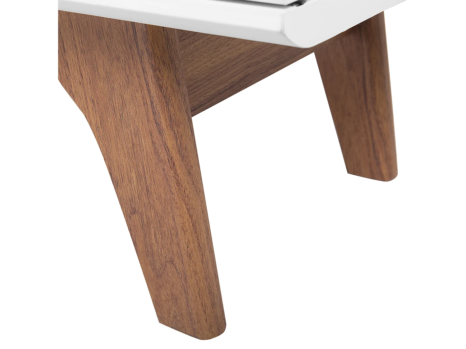 Meuble TV DETROIT Marron/blanc