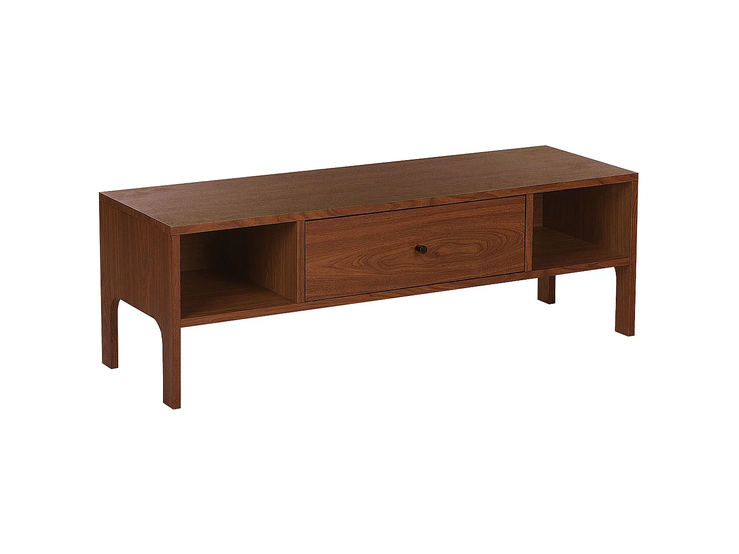 Mueble TV madera oscura CLINTON