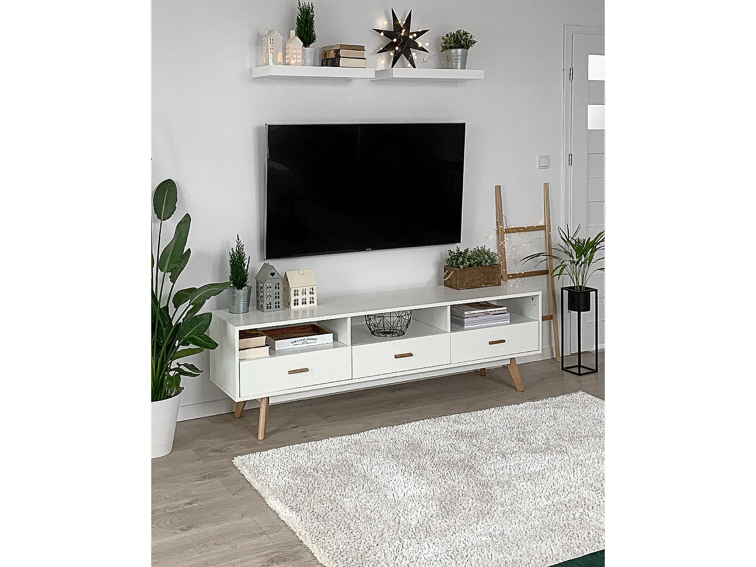 TV-meubel LIBERTY Wit