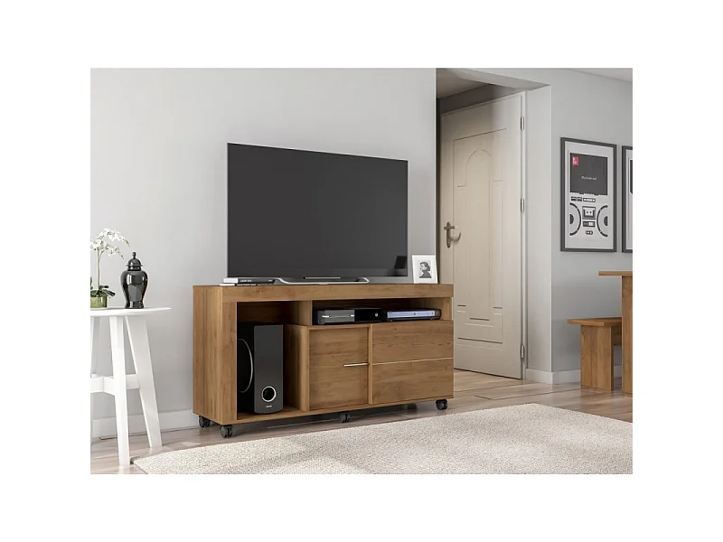 Meuble TV 55 Pouces Maxi Chêne