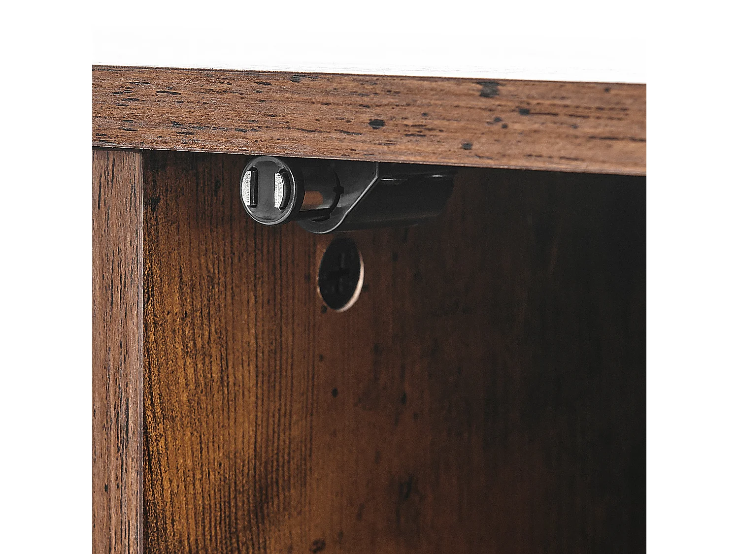 Meuble TV VILSECK Marron foncé