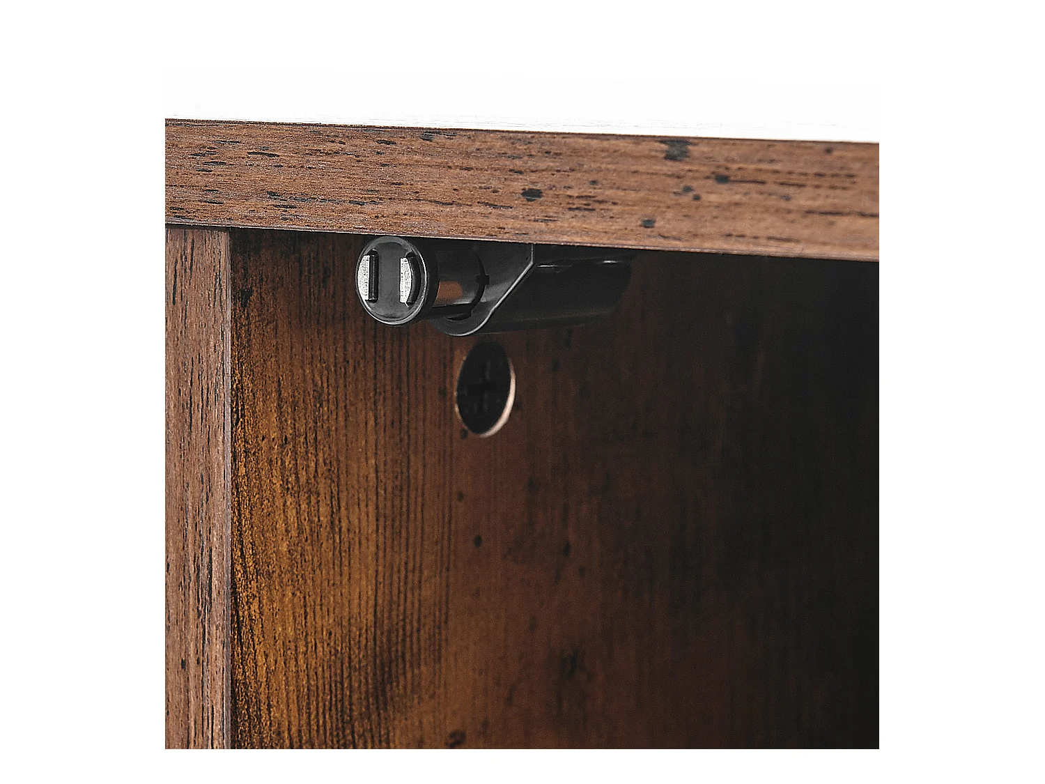 Meuble TV VILSECK Marron foncé