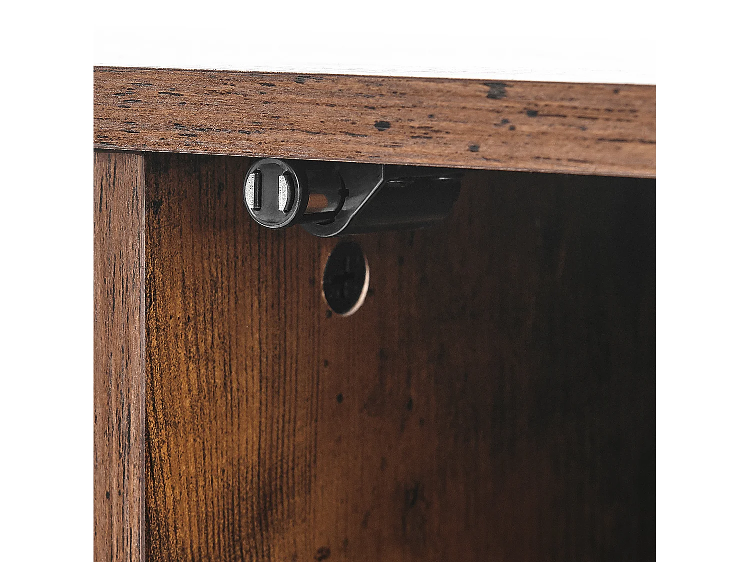 Meuble TV VILSECK Marron foncé